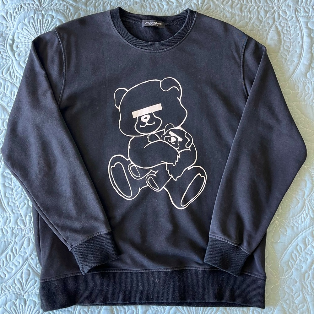 Undercover Jun Takahashi Sweatshirt with Bears in Bleack